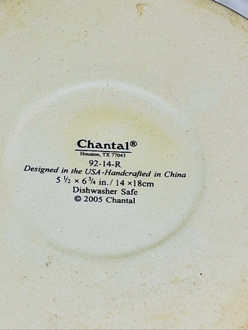 Chantal Cookware Lime Green/Chartruse 7" X 5.5 " Heavy Stoneware Utensil Holder - Picture 2 of 8